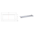 Eden Cosmetic Shelf Chrome