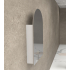 600x900mm Arched Matte White MDF 1/DR Shaving Cabinet