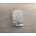 600x900mm Arched Matte Black MDF 1/DR Shaving Cabinet