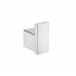Rosa Robe Hook Mirror Polish