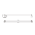 Clasico Single Towel Rail 800mm in Brushed Gold