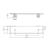 Clasico Glass Shelf Chrome