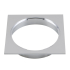 110*110mm Square Chrome Brass Floor Waste(100mm Outlet)
