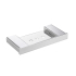 Aiko Square Soap Basket Chrome