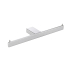 Aiko Square Double Toilet Roll Holder Chrome