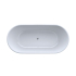 1700MM Oval Gloss White Acrylic Free Standing Bathtub No Overflow