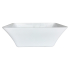 1700mm Rectangle Gloss White Acrylic Free Standing Bathtub No Overflow