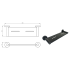 Otus Round Metal Shelf Matt Black