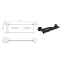 Otus Round Metal Shelf Gunmetal