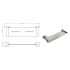 Otus Round Metal Shelf Chrome