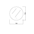 750mm Round 3 Color Backlit Bathroom LED Mirror(Touchless Sensor Switch)