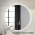 600mm Round 3 Color Backlit Bathroom LED Mirror(Touchless Sensor Switch)