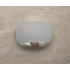 900x600mm Oval Matte Black Mirror Cabinet MDF 2/DR Shaving Cabinet