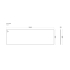 1500mm Quartz Stone Top Gloss White Marble Look Silica-Free Caesarstone Benchtop