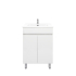 600MM Gloss White MDF Bathroom Vanity 2 Doors Free standing Cabinet Only 
