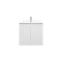 600MM Amber Matte White 2PAC MDF 2/DR Wall Hung Cabinet Only