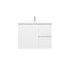 750MM Amber Matte White 2PAC MDF 2L/DW 1R/DR Wall Hung Cabinet Only
