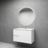 900MM Amber Matte White 2PAC MDF 2L/DW 2R/DR Wall Hung Cabinet Only