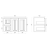 900MM Amber Matte White 2PAC MDF 2L/DW 2R/DR Wall Hung Cabinet Only
