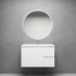 900MM Amber Matte White 2PAC MDF 2L/DW 2R/DR Wall Hung Cabinet Only