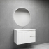 900MM Amber Matte White 2PAC MDF 2L/DW 2R/DR Wall Hung Cabinet Only