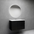 900MM Amber Matte Black 2PAC MDF 2L/DW 2R/DR Wall Hung Cabinet Only