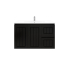 900MM Amber Matte Black 2PAC MDF 2L/DW 2R/DR Wall Hung Cabinet Only