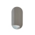 450x900mm Oval Matte Black Mirror Cabinet MDF 1/DR Shaving Cabinet