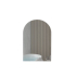 600x900mm Arched Matte White MDF 1/DR Shaving Cabinet