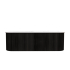 1200mm Kiama  Bottega Oak 2 Drawers Curved Fluted Wall Hung Vanity Cabinet Only