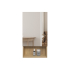 450mm Natural Oak Laminated Particle Board 1 Right Hinged Mirrored Door Mirror Cabinet