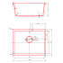 560*445*210mm Cora Black Undermount Granite Sink