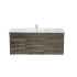 1200mm Dark Grey MDF Bathroom Vanity Left Drawers Wall Hung Cabinet Only