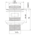 Basin Pop-up Waste 32mm Brushed Nickel