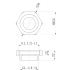 Bottle Trap Adaptor 32mm To 40mm Brushed Gold