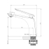 Bellino Matte Black Basin Mixer Tap