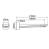 Brushed Nickel Bathtub/Basin Wall Spout