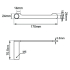 Brushed Nickel Toilet Paper Holder