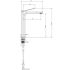 Brushed Gun Metal Grey Tall Kitchen Mixer