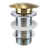 32/40mm Chrome Solid Brass Basin Pop Up Waste NO Overflow