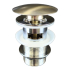 32/40mm Chrome Solid Brass Basin Pop Up Waste With Overflow