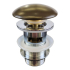 32/40mm Chrome Solid Brass Basin Pop Up Waste With Overflow