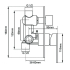 Round Chrome Shower/Bath Mixer Diverter(color up)