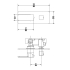 IVANO Series Solid Brass Chrome Bath/Shower Wall Mixer with Diverter Wall Mounted