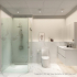 10mm Corner Frameless Shower Screens, L Shape, Pivot Door