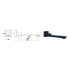 Swivel Bath Spout Matt Black