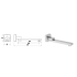 Swivel Bath Spout Chrome