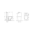 Cera Back To Wall Toilet Suite With Slim Uf Seat Cover(620*380*825) With Cistern T3