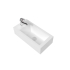 500mm Gloss White Ceramic Vanity Top Left Tap Hole