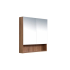 750*150*780mm Canyon Oak Wall Hung Woodgrain Mirror Cabinet Two Doors 